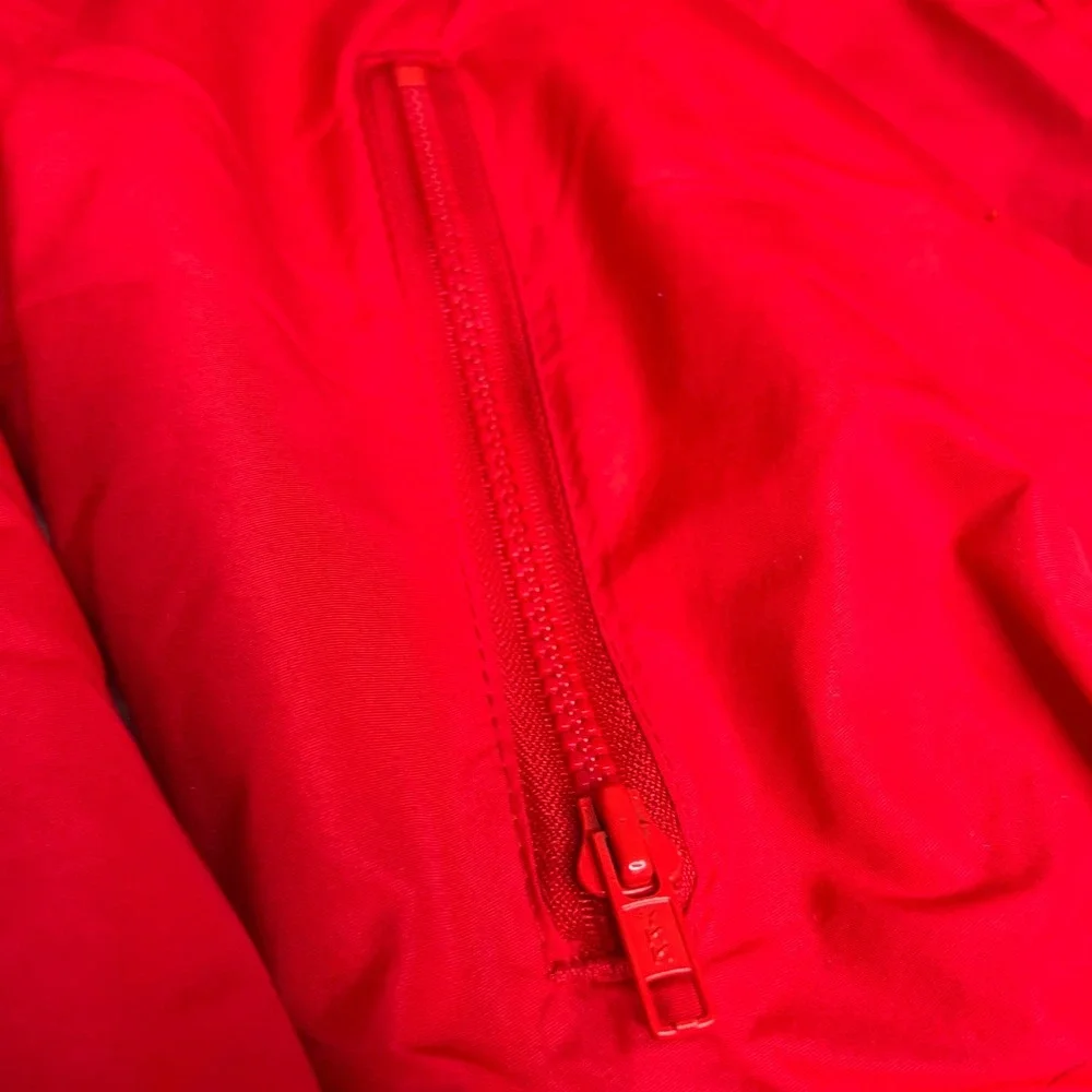 Vintage Wiman USA Olympic Jacket Red Briggs & Stratton Embroidered Logo Made USA